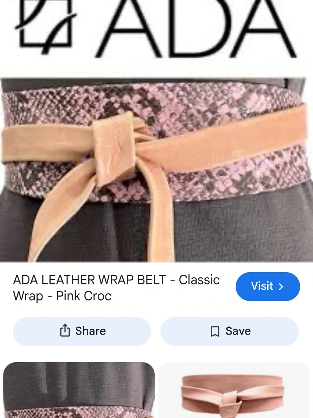 Ada leather wrap